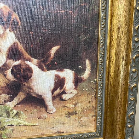 "Best of Friends" Carl Reichert litho print on canvas - Picture 4 of 7